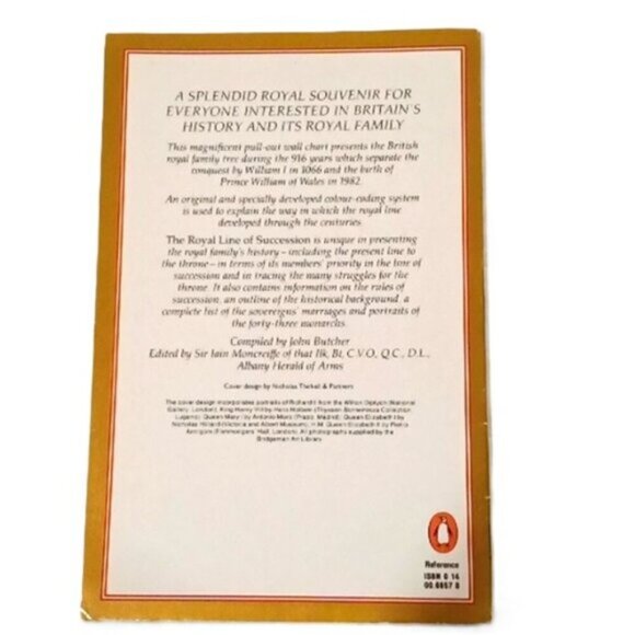 The Royal Line of Succession - A Sumptuous Wall Chart - UK Royal Family Tree - Picture 2 of 8